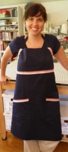 Apron sewing project