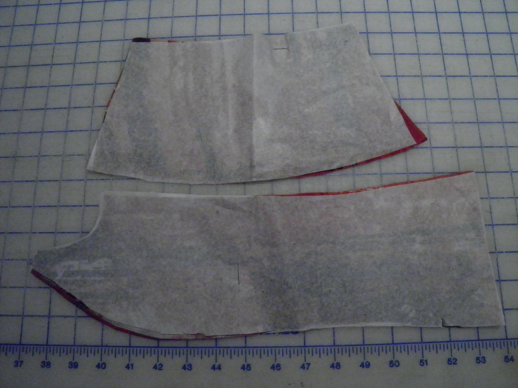 Tissue Paper Backing for cutting out lining