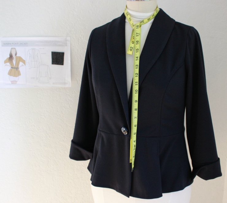 Style Arc Marni Jacket made by Sew Maris