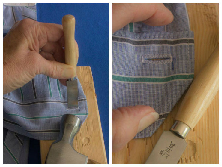How to Make a Perfect Buttonhole tutorial by Sew Maris