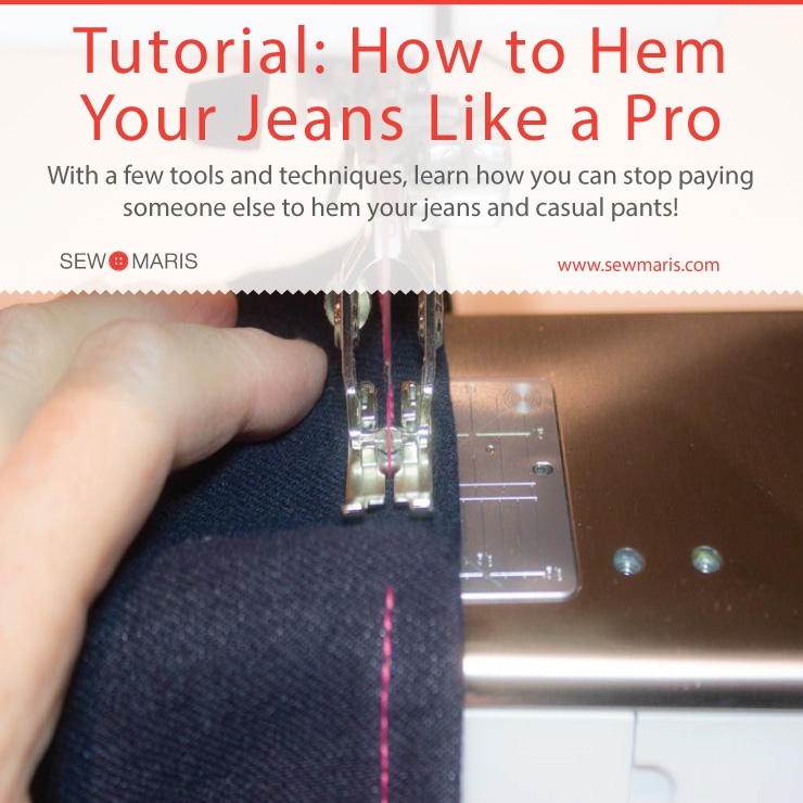 Video Tutorial: How to Hem Jeans by Sew MAris